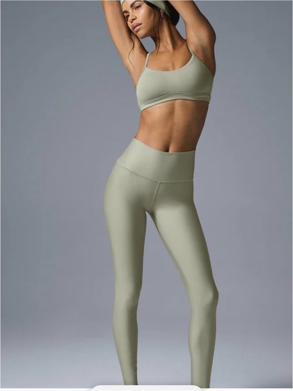 ALO 7/8 airlift Small limestone leggings. Excellent condition